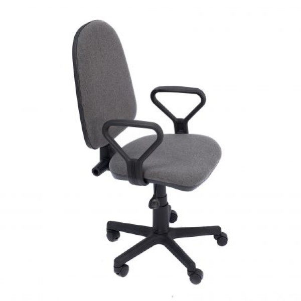 Scaun birou Confort , Gri, Textil